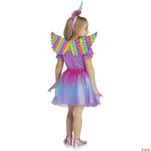 kid s metallic rainbow fabric foam wings costume accessory~fw90982rb