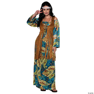 women s bohemian hippie dress costume xs 0 2~ur31026xs