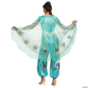 women s deluxe aladdin& 8482 live action teal jasmine costume medium~dg22456b-a01