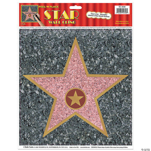 star peel n place wall cling~bg55328