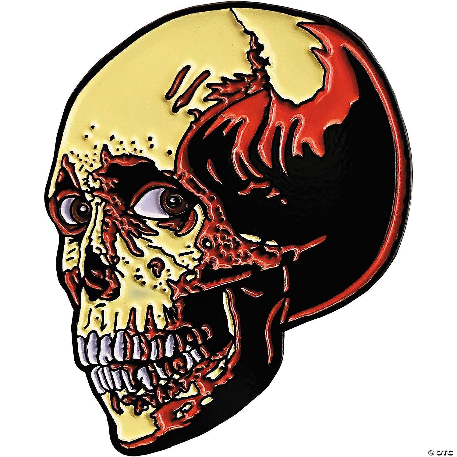 4 evil dead 2& 8482 poster skull character face enamel pin~masfsc101
