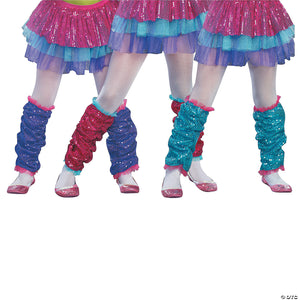 girl s dance craze leg warmers purple~rl9604pr