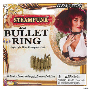 steampunk bullet ring~fm66261