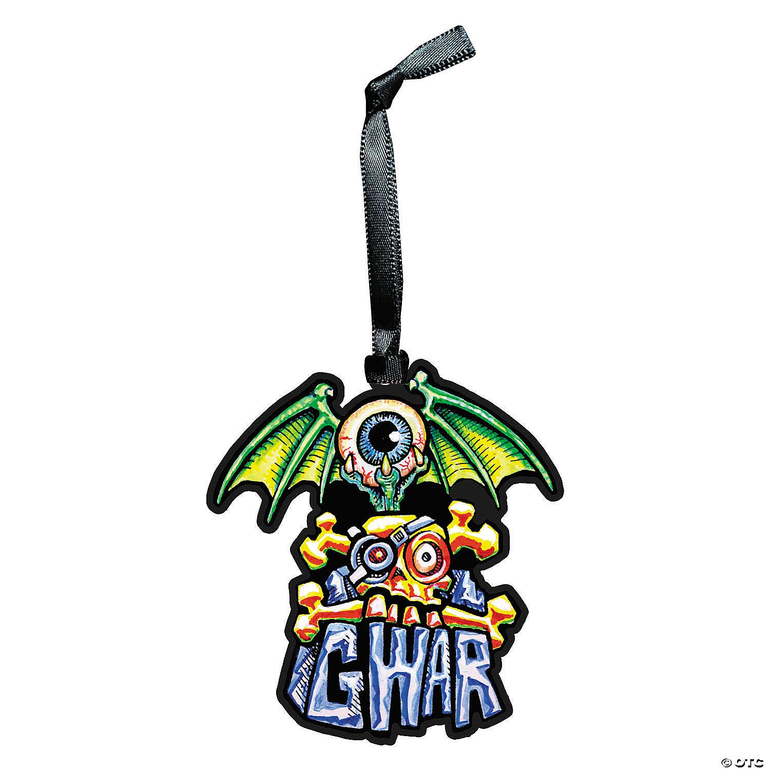3 holiday horrors gwar flying eye metal full color ornament~masfsl101