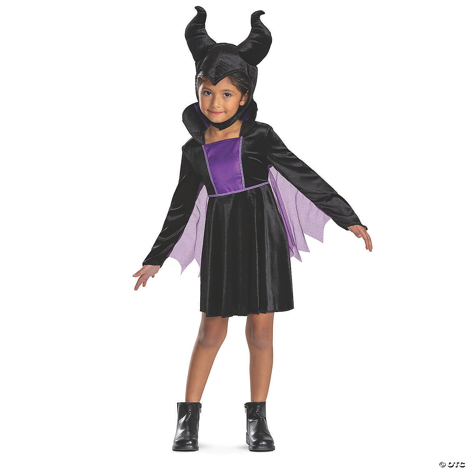 girl s baby classic disney s sleeping beauty maleficent costume xs 6 12 months~dg166669v