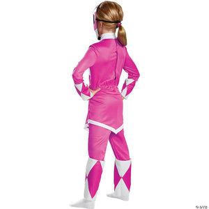 girl s deluxe mighty morphin pink power ranger costume medium~dg67409k-a01