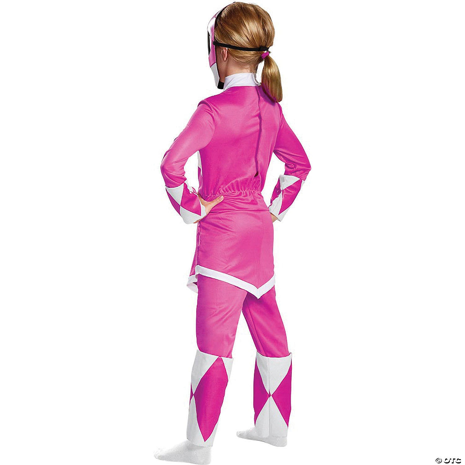 girl s deluxe mighty morphin pink power ranger costume medium~dg67409k-a01