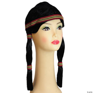 rainbow banded wig~lw738bk