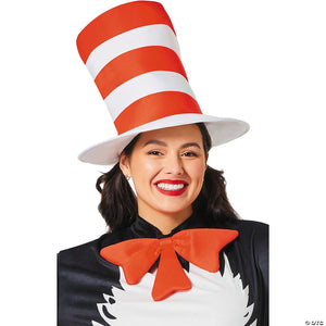 adults dr seuss& 8482 the cat in the hat& 8482 bow tie & hat costume accessory kit~fw96804