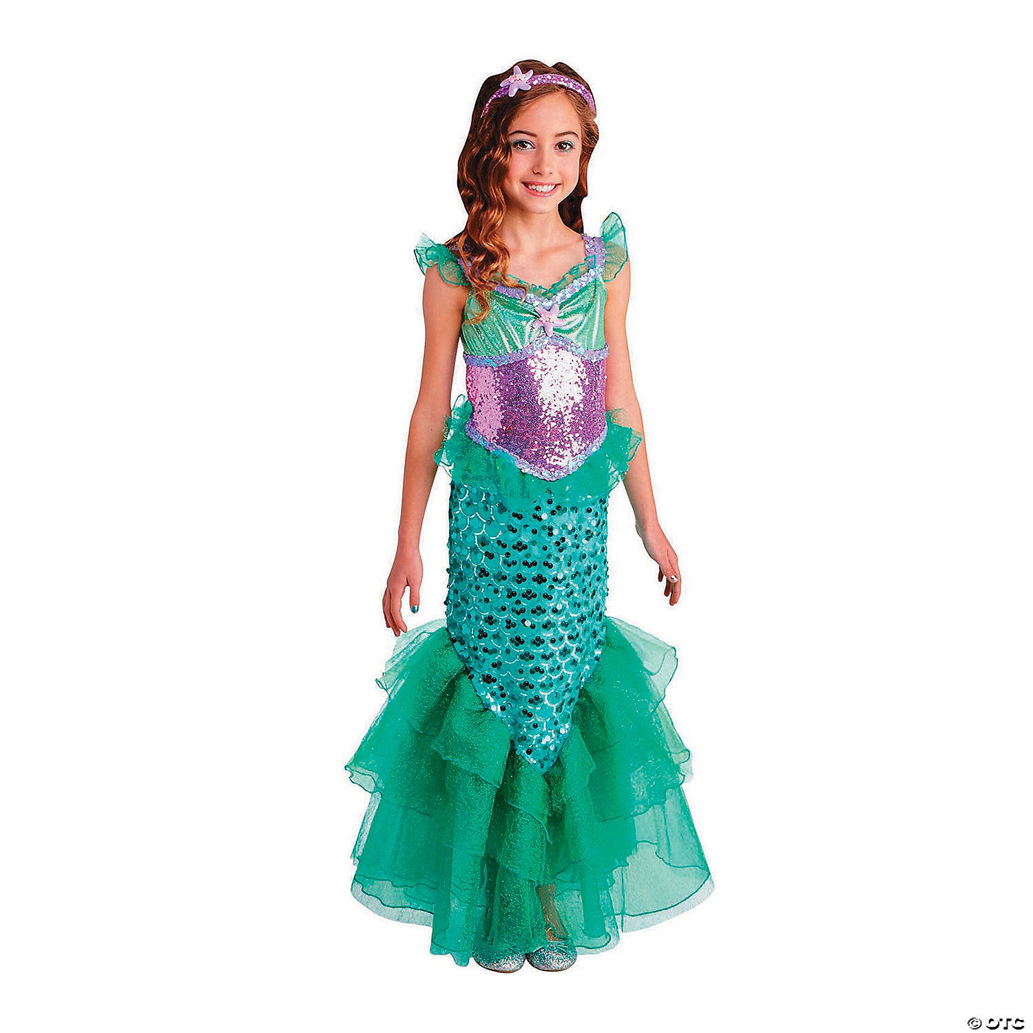 girl s blue sea mermaid costume medium~lf40269md
