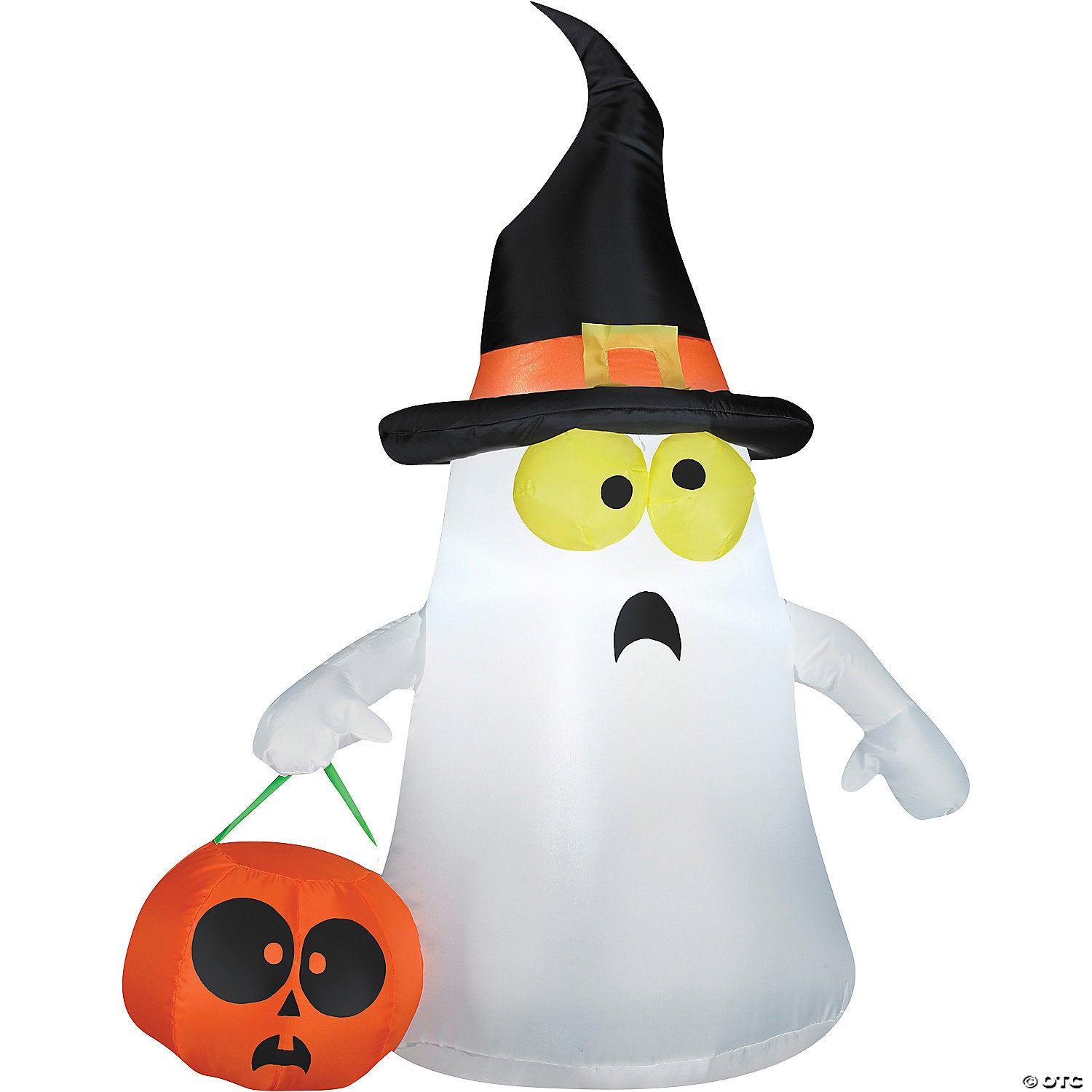 42 ghost with witch hat airblown outdoor yard decoration~ss63975g