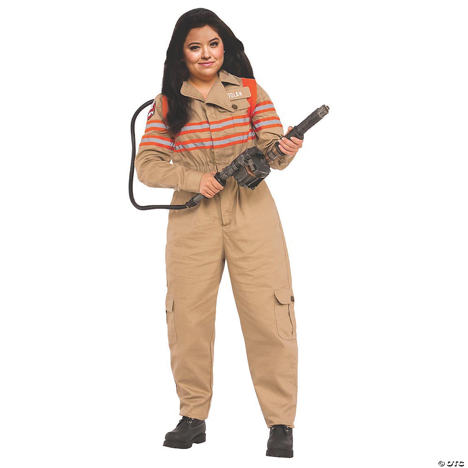 women& 8217 s plus size ghostbusters& 8482 jumpsuit costume xxl~ru820128