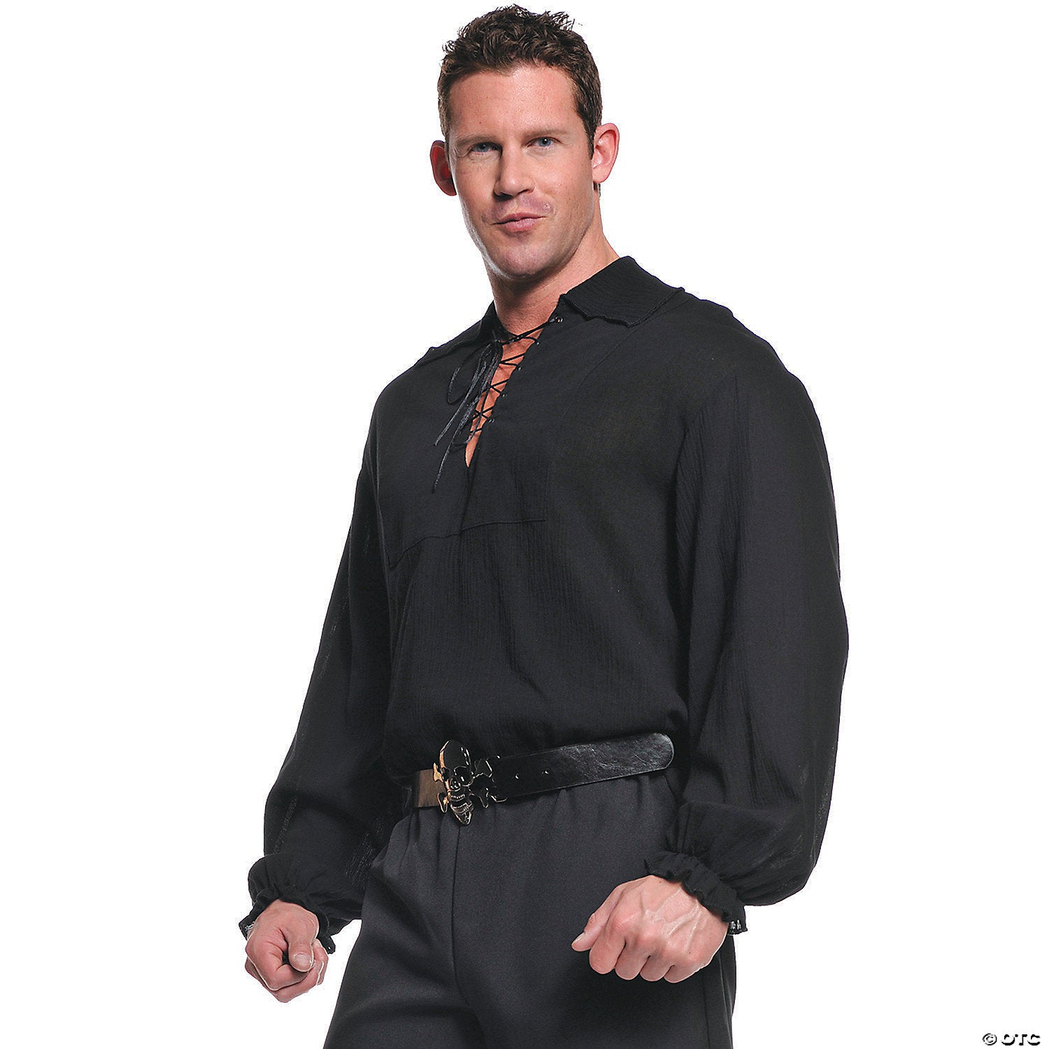 men s plus size black pirate costume 2xl~ur29299xxl