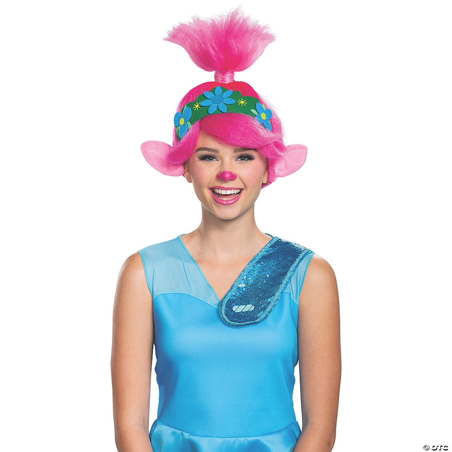 adult trolls movie 2 queen poppy wig~dg105269