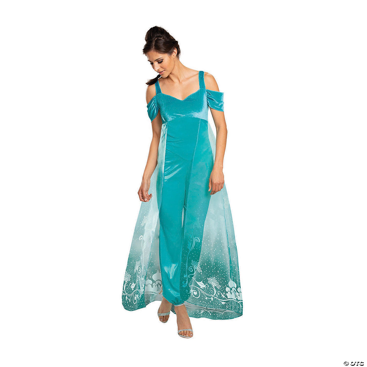 women s deluxe aladdin& 8482 live action jasmine costume medium~dg89183b