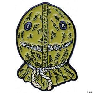 2 trick & 8217 r treat sam burlap face full color enamel pin~mabxle101