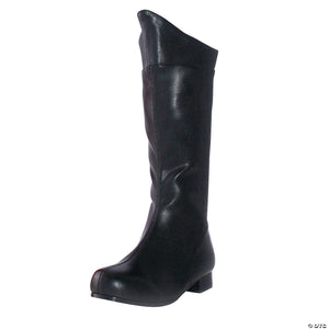 kids black superhero boots size 11 12~ha135bk11