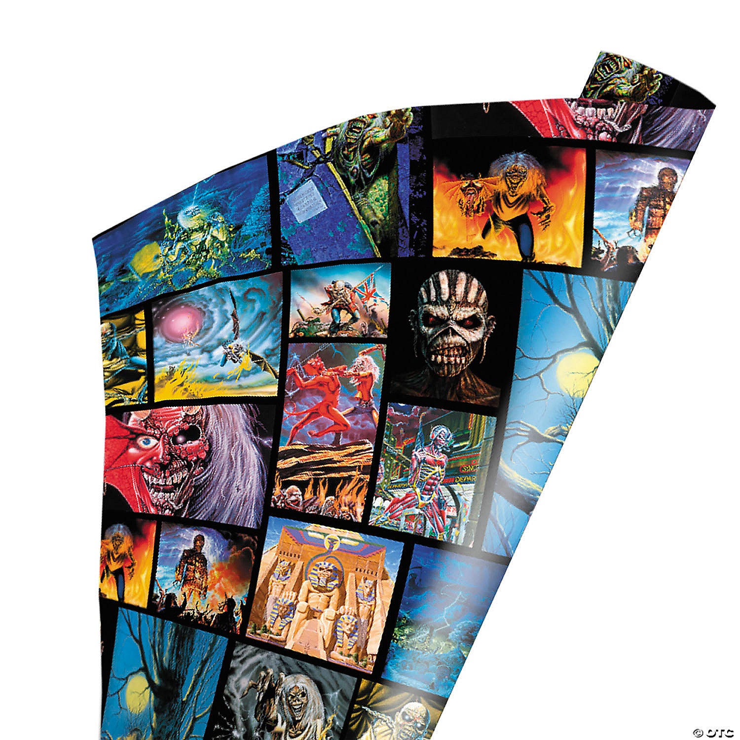 96 x 30 wrapped in terror iron maiden legacy wrapping paper~masfgm103