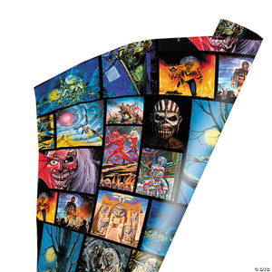 96 x 30 wrapped in terror iron maiden legacy wrapping paper~masfgm103