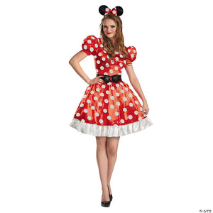 women s classic red minnie mouse& 8482 costume small~dg58791n