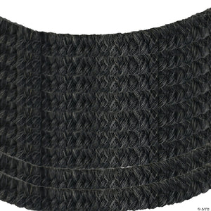 crepe hair 12 inch braid dark grey~cb12dg
