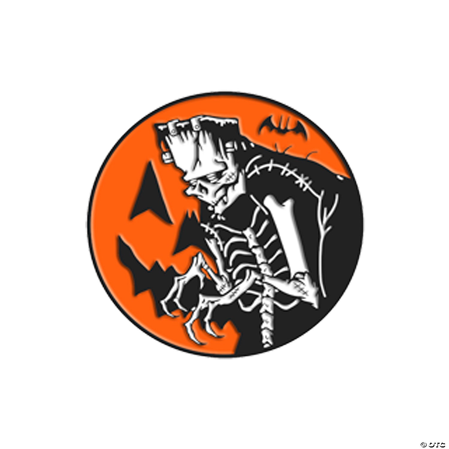 2 toxictoons& 8482 pumpkinstein full color enamel pin~mattep105