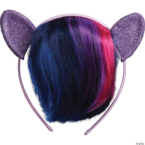 kid s my little pony twilight sparkle headpiece with hair~dg22848-a01