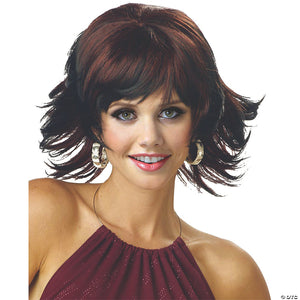 brown short flip wig~mr177028