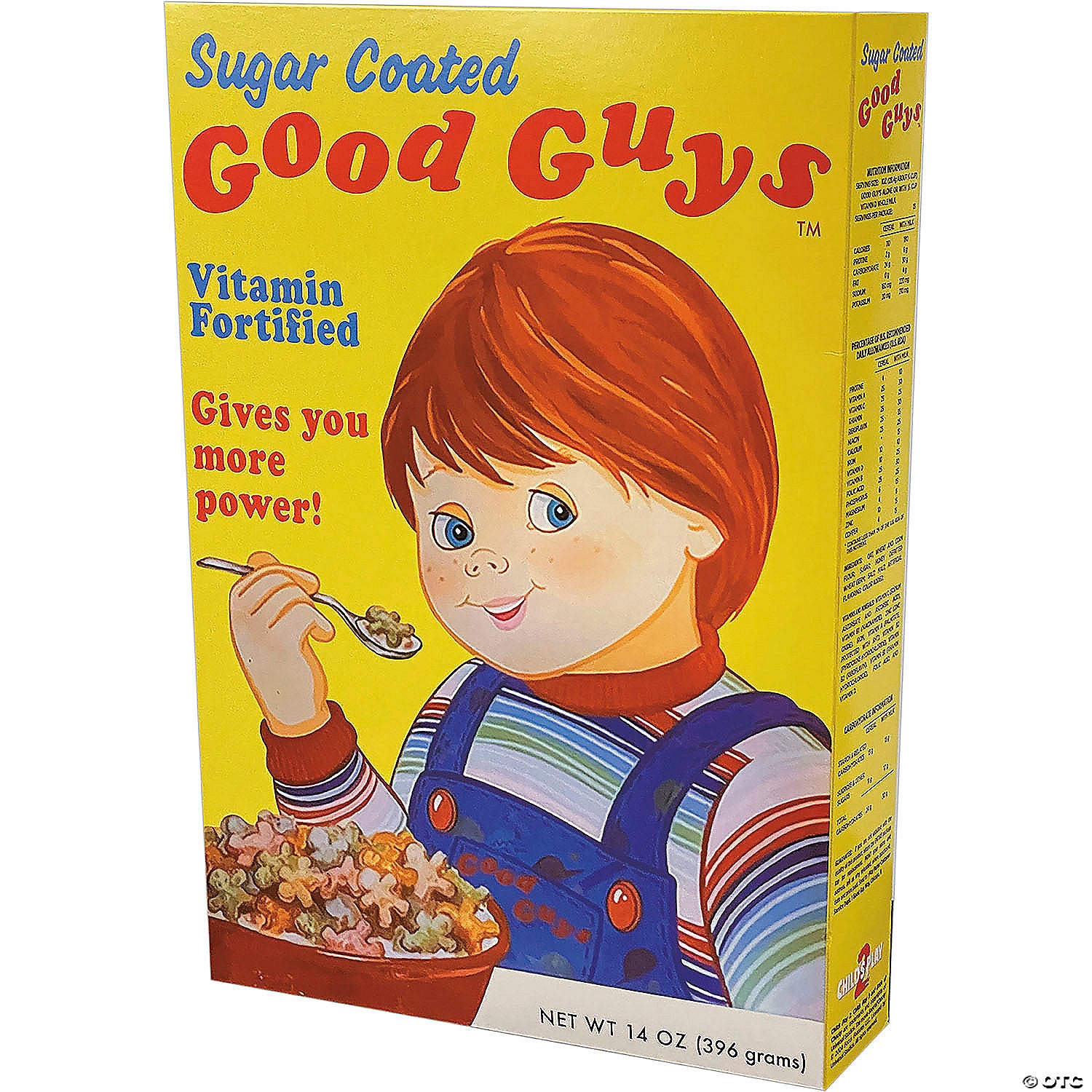 child& 8217 s play 2& 8482 good guy& 8217 s cereal box halloween decoration~massus100