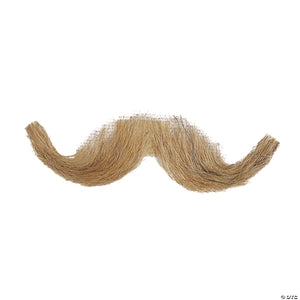 men s small english human hair mustache~lw467cbl