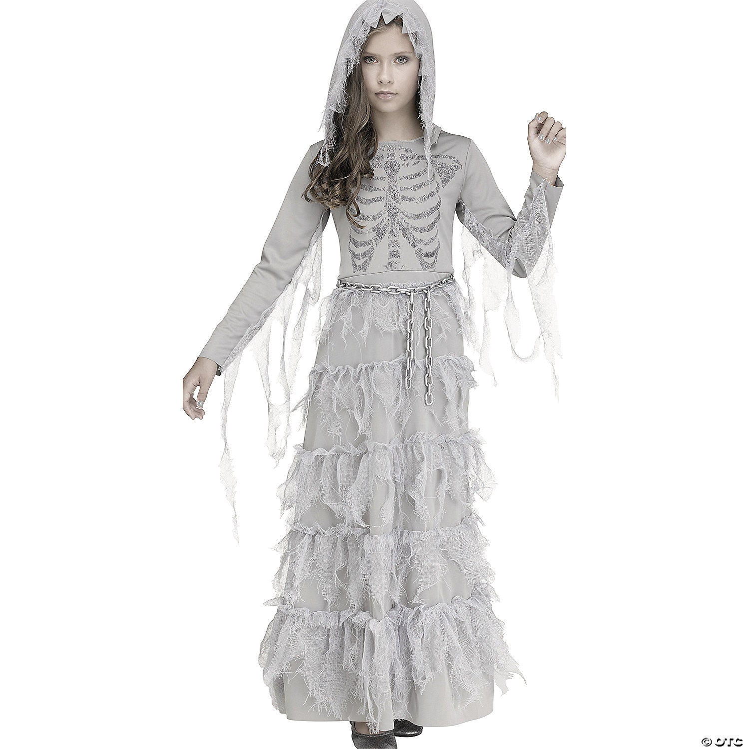 girl s skele ghost costume medium~fw113202md-a01