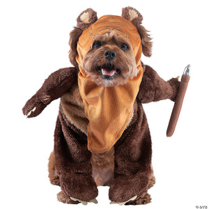 star wars& 8482 ewok& 8482 pet costume 40 70 lbs back length 18 21 chest 18 25 ~jwc1224lg