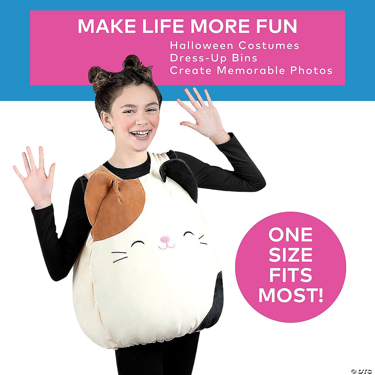 kids squishmallows& 8482 cam the cat costume~jwc1252-a01