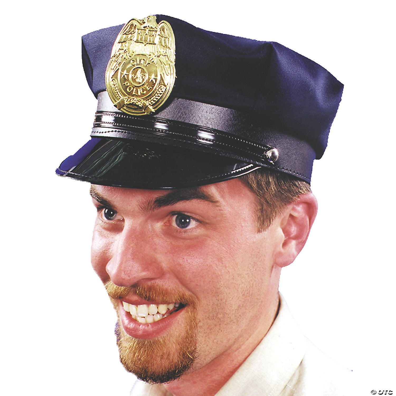 black & blue police hat~ga112bk
