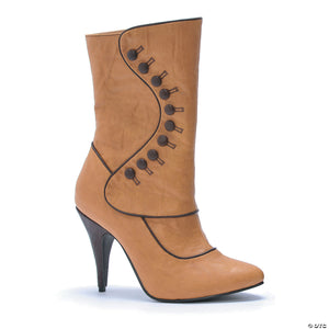 tan ruth victorian boots~ha130t7