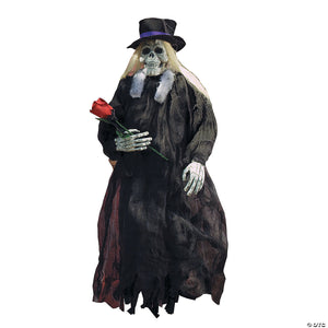36 gray skull hanging halloween decoration~fw91013gs