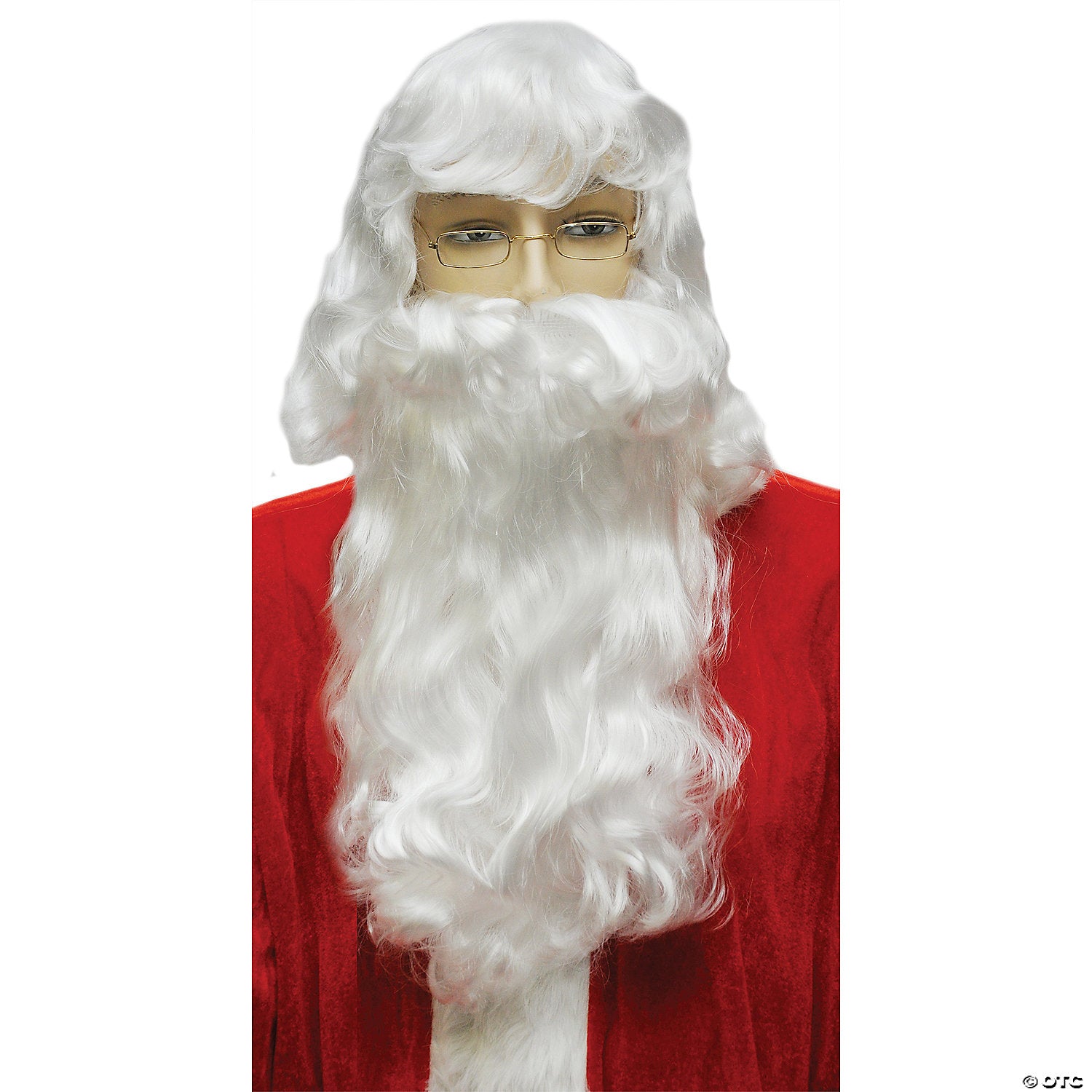 economy santa wig and beard set~lw44