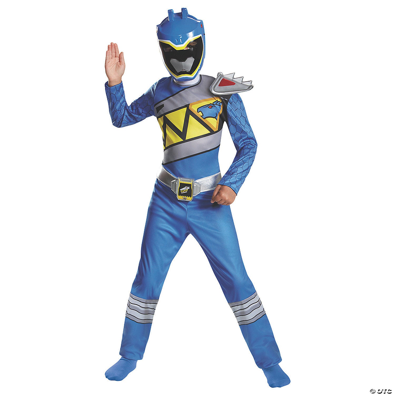 boy s classic mighty morphin power rangers& 8482 blue ranger dino costume 7 8~dg82760k-a02
