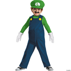 toddler super mario bros luigi costume small 2t~dg73684s