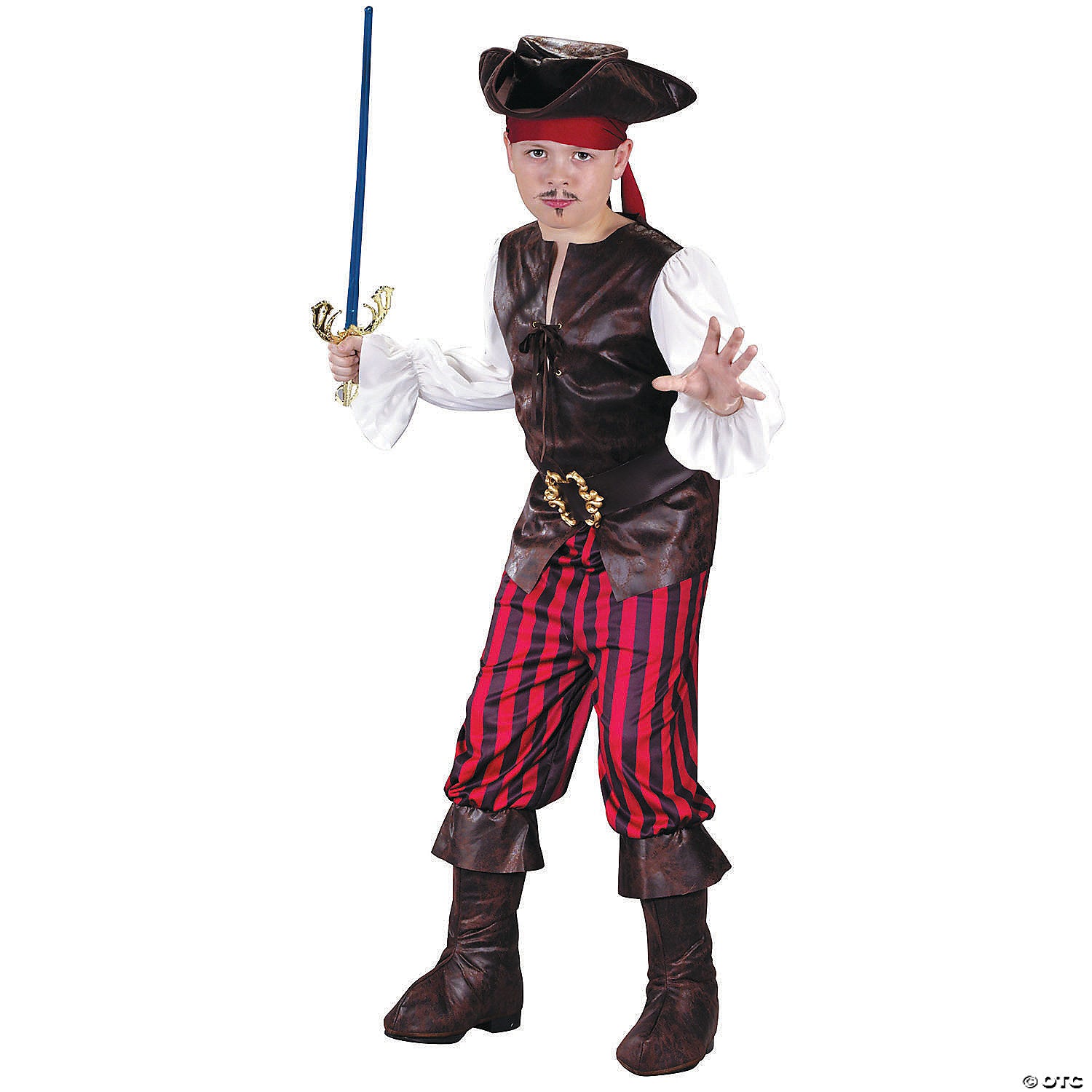 boy s high seas buccaneer pirate costume small~fw5890sm
