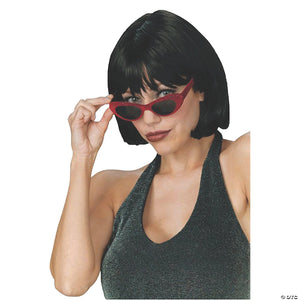 adults black short bob wig~fw92093bk