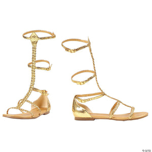 gold cairo gladiator shoes~ha125gd6