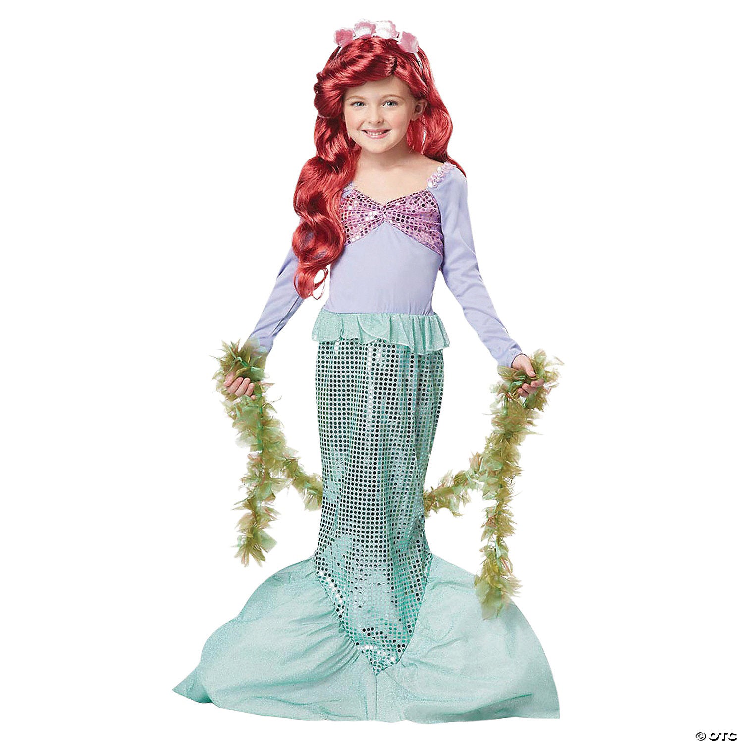 girl s little mermaid costume large~cc00246lg