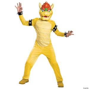 kids deluxe super mario bros & 8482 bowser costume medium~dg85147k-a01
