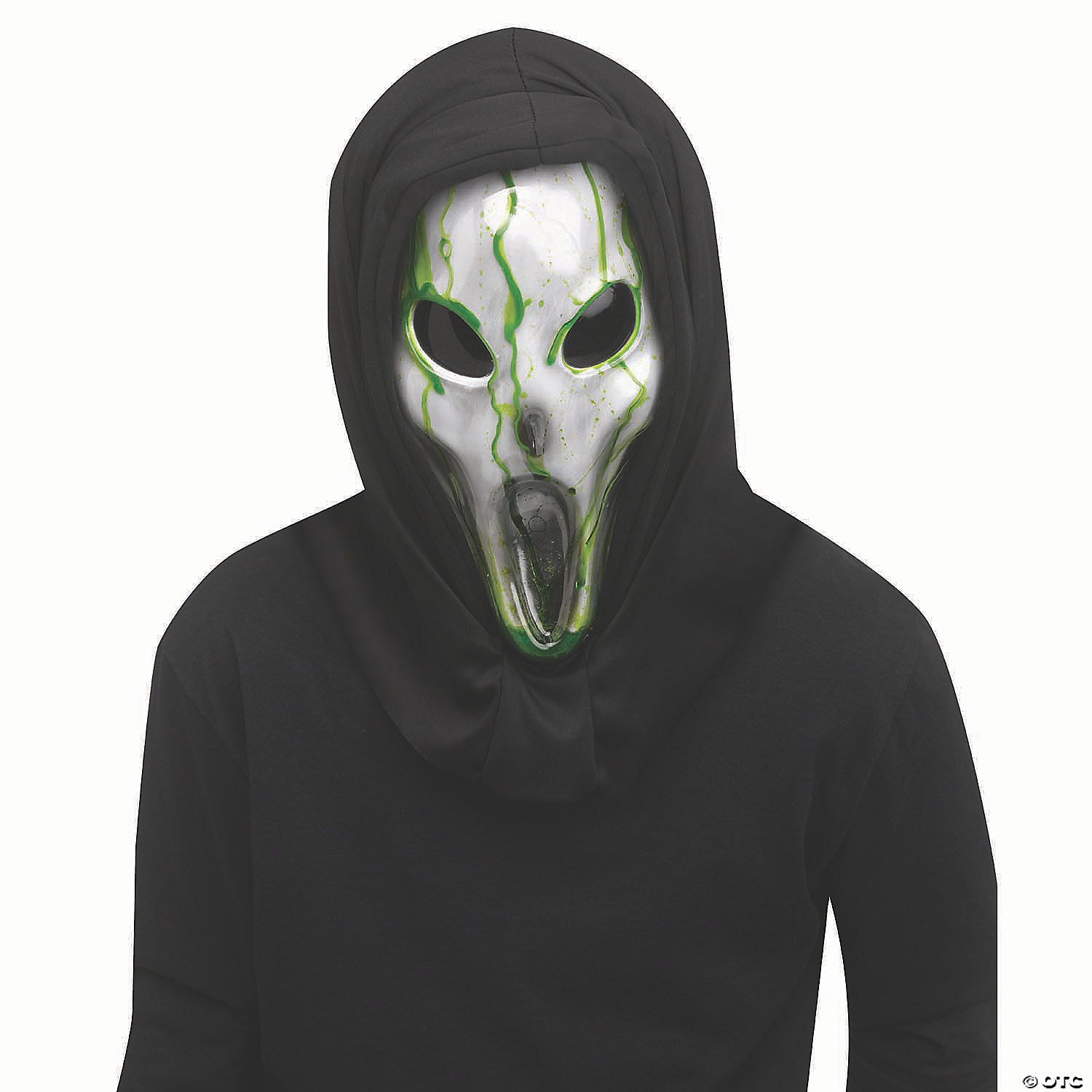 adults alien spawn& 8482 bleeding full mask with black shroud one size~fw93580