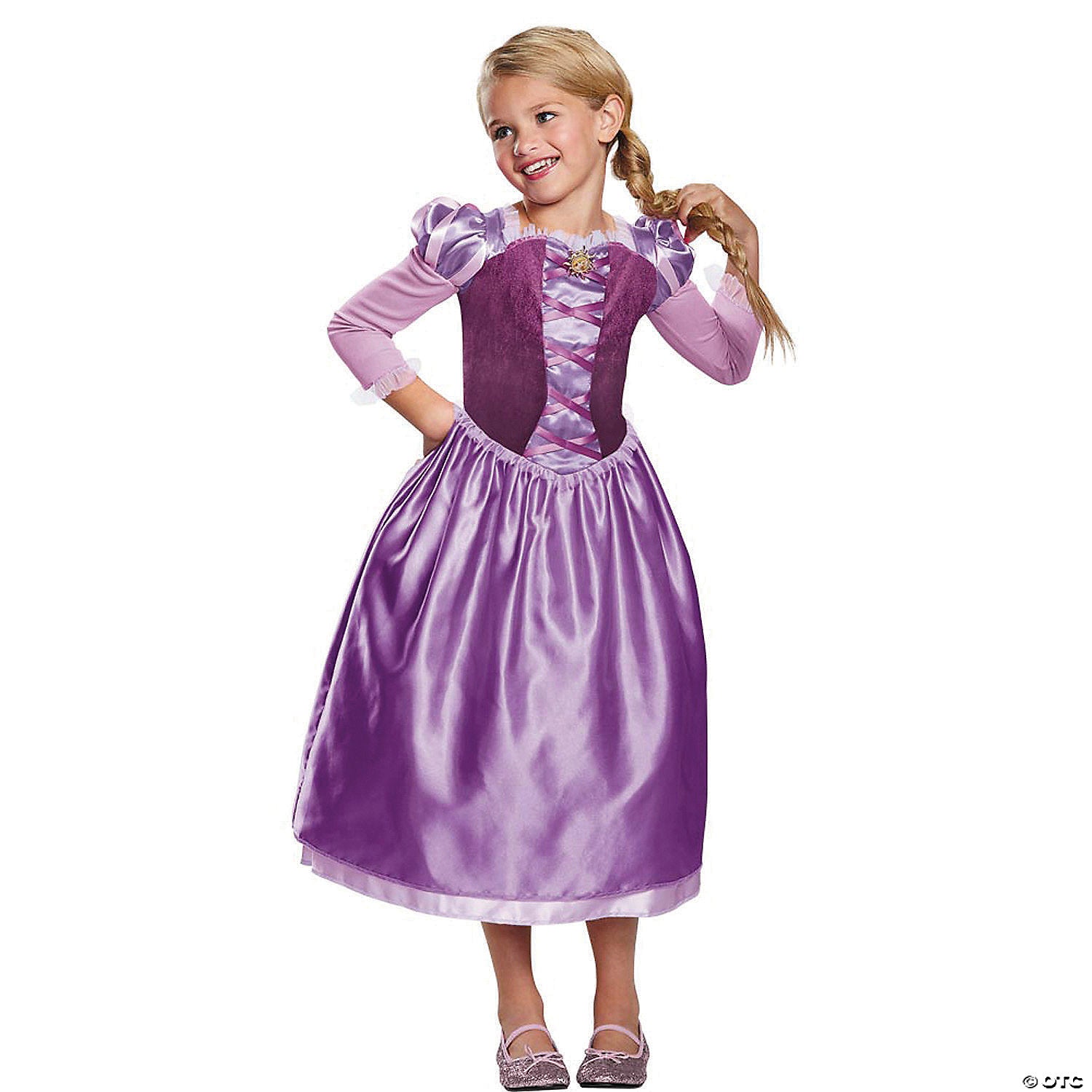 girl s classic disney s tangled rapunzel day dress costume small~dg23064l