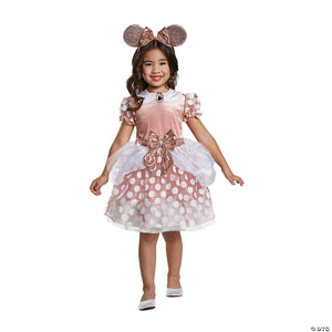 toddler girl s rose gold minnie costume 3t 4t~dg15705m