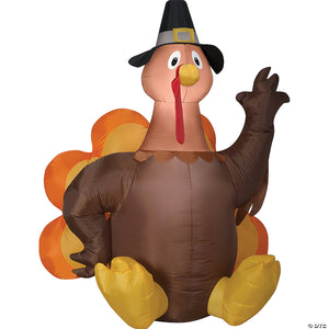 78 blow up inflatable harvest turkey with built in led lights outdoor yard decoration~ss224475g
