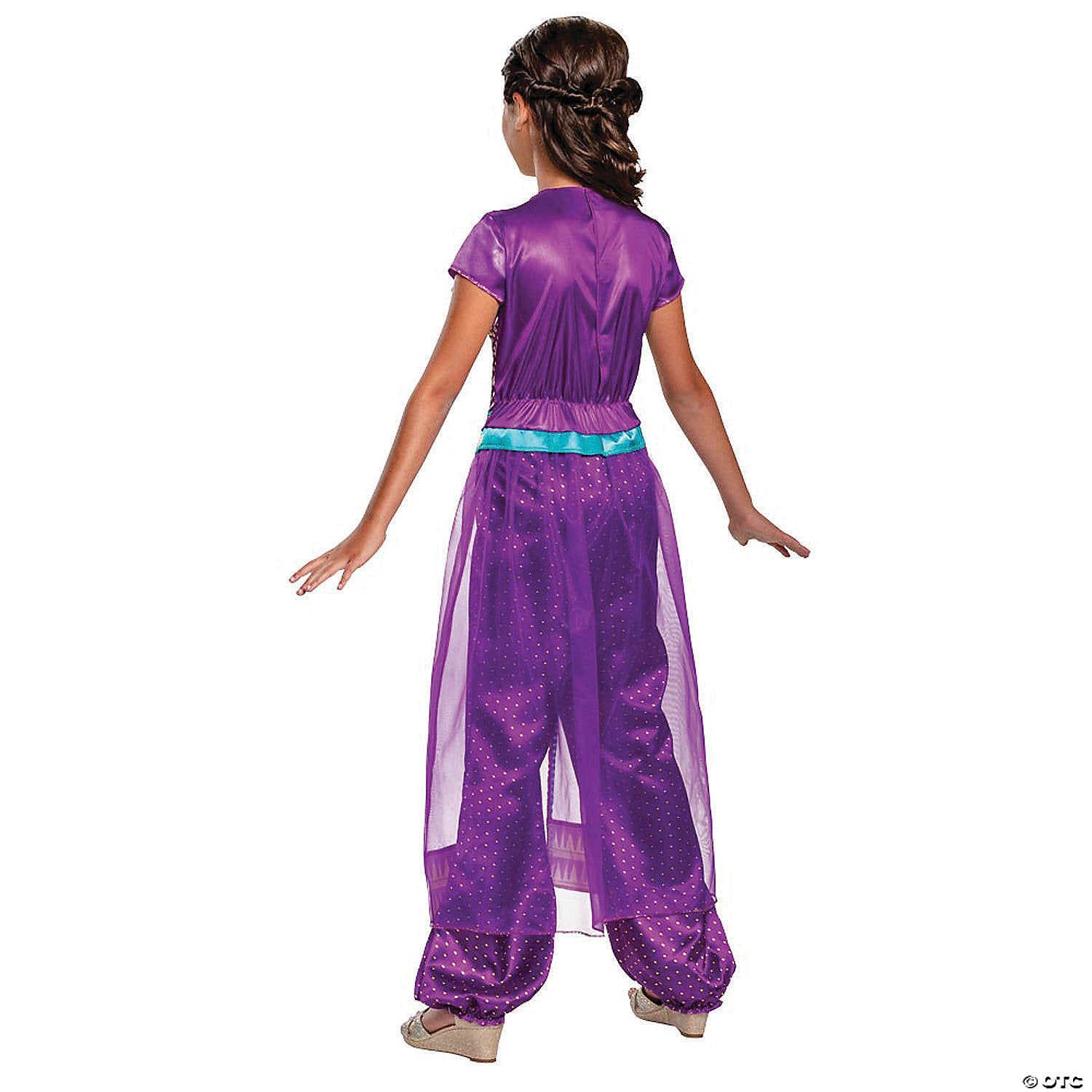 girl s classic aladdin& 8482 live action purple jasmine costume extra small~dg22583l-a01