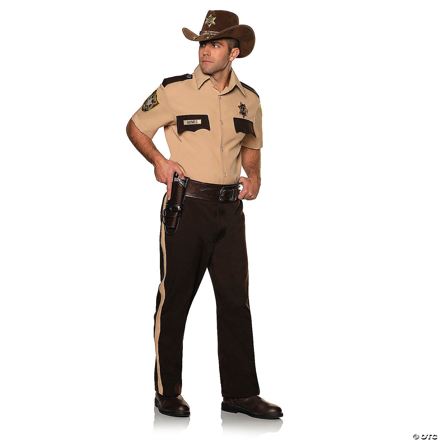 adults walking dead& 8482 rick grimes costume xxl 48 50~ur30996xxl